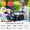 imageMomcozy Universal Stroller Organizer with Insulated Cup Holder Detachable Phone Bag ampamp Shoulder Strap Fits for Stroller like Uppababy Baby Jogger Britax BOB Umbrella and Pet StrollerBlack