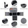 imageMomcozy Universal Stroller Organizer with Insulated Cup Holder Detachable Phone Bag ampamp Shoulder Strap Fits for Stroller like Uppababy Baby Jogger Britax BOB Umbrella and Pet StrollerGrey
