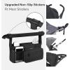 imageMomcozy Universal Stroller Organizer with Insulated Cup Holder Detachable Phone Bag ampamp Shoulder Strap Fits for Stroller like Uppababy Baby Jogger Britax BOB Umbrella and Pet StrollerDark black