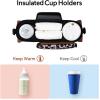 imageMomcozy Universal Stroller Organizer with Insulated Cup Holder Detachable Phone Bag ampamp Shoulder Strap Fits for Stroller like Uppababy Baby Jogger Britax BOB Umbrella and Pet StrollerLeopard