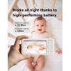 imageMomcozy Video Baby Monitor 1080P 5quot HD Baby Monitor with Camera ampamp Wall Mount Infrared Night Vision 5000mAh Battery 2Way Audio Temperature Sensor Lullabies 960ft Range Ideal for New Moms BM01BM01 with 2 cameras