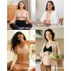 imageMomcozy Wireless Bras for Women Seamless Full Coverage Bra Classic Everyday TShirt Bra for Natural Lift and Comfort EB097Black
