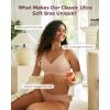 imageMomcozy Wireless Bras for Women Seamless Full Coverage Bra Classic Everyday TShirt Bra for Natural Lift and Comfort EB097Oyster Pink
