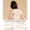 imageMomcozy Wireless Seamless Bra Classic Jelly Strip Lift Soft Comfortable TShirt Bra Beige 34BAlmond