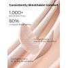 imageMomcozy Wireless Seamless Bras for Women UltraComfort Everyday TShirt Bras Breathable Maternity Bras with Scallop EdgesOyster Pink