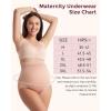imageMomcozy Womens Maternity High Waist Underwear Pregnancy Soft Seamless Maternity Underwear Over BumpLight Grey dark Grey oyster Pink3pk