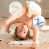 imageNewborn Baby Diapers Size 21218lb 74 Count Babycozy Bouncy Soft Diapers Hypoallergenic Dry Disposable Diapers with Softer Touch 08D Diaper ampamp10 Micron Velvet Fiber to Protect Sensitive Infant SkinSize 1