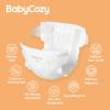 imageNewborn Baby Diapers Size 21218lb 74 Count Babycozy Bouncy Soft Diapers Hypoallergenic Dry Disposable Diapers with Softer Touch 08D Diaper ampamp10 Micron Velvet Fiber to Protect Sensitive Infant SkinSize 5 48 Count