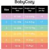imageNewborn Baby Diapers Size 21218lb 74 Count Babycozy Bouncy Soft Diapers Hypoallergenic Dry Disposable Diapers with Softer Touch 08D Diaper ampamp10 Micron Velvet Fiber to Protect Sensitive Infant SkinSize 1