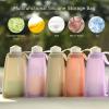 imageNo Leak Momcozy Silicone Breastmilk Storage Bags Reusable Breastmilk Freezer Storing Bags for Breastfeeding 85oz250ml Breast Milk Saver Leakproof Baby Food Pouches BPA Free Gray 5pcsGray