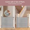 imageRetractable Baby Gate Momcozy Mesh Baby Gate or Mesh Dog Gate 33quot TallExtends up to 55quot Wide Child Safety Gate for Doorways Stairs Hallways IndoorOutdoorGray