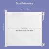 imageRetractable Baby Gate Momcozy Mesh Baby Gate or Mesh Dog Gate 33quot TallExtends up to 55quot Wide Child Safety Gate for Doorways Stairs Hallways IndoorOutdoorWhite
