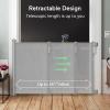 imageRetractable Baby Gate Momcozy Mesh Baby Gate or Mesh Dog Gate 33quot TallExtends up to 55quot Wide Child Safety Gate for Doorways Stairs Hallways IndoorOutdoorGray