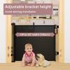 imageRetractable Baby Gate Momcozy Mesh Baby Gate or Mesh Dog Gate 33quot TallExtends up to 55quot Wide Child Safety Gate for Doorways Stairs Hallways IndoorOutdoorBlack