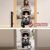 imageRetractable Baby Gate Momcozy Mesh Baby Gate or Mesh Dog Gate 33quot TallExtends up to 55quot Wide Child Safety Gate for Doorways Stairs Hallways IndoorOutdoorBlack