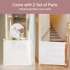 imageRetractable Baby Gate Momcozy Mesh Baby Gate or Mesh Dog Gate 33quot TallExtends up to 55quot Wide Child Safety Gate for Doorways Stairs Hallways IndoorOutdoorWhite