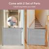 imageRetractable Baby Gate Momcozy Mesh Baby Gate or Mesh Dog Gate 33quot TallExtends up to 55quot Wide Child Safety Gate for Doorways Stairs Hallways IndoorOutdoorGray