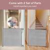 imageRetractable Baby Gate Momcozy Mesh Baby Gate or Mesh Dog Gate 33quot TallExtends up to 55quot Wide Child Safety Gate for Doorways Stairs Hallways IndoorOutdoorGray