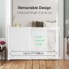 imageRetractable Baby Gate Momcozy Mesh Baby Gate or Mesh Dog Gate 33quot TallExtends up to 55quot Wide Child Safety Gate for Doorways Stairs Hallways IndoorOutdoorWhite