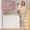 imageRetractable Baby Gate Momcozy Mesh Baby Gate or Mesh Dog Gate 33quot TallExtends up to 55quot Wide Child Safety Gate for Doorways Stairs Hallways IndoorOutdoorWhite