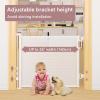imageRetractable Baby Gate Momcozy Mesh Baby Gate or Mesh Dog Gate 33quot TallExtends up to 55quot Wide Child Safety Gate for Doorways Stairs Hallways IndoorOutdoorWhite