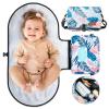 imageMomcozy 2in1 Diaper Changing Pad  ExtraLarge Portable Diaper Pad 314x157 inch  Waterproof and Foldable for Newborns to Toddlers  Also Used As Adjustable Shoulder Bag with Wipes PocketColorful