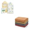imageMomcozy Baby Hooded Towel Muslin Swaddle Blankets