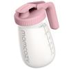 imageMomcozy Breast Milk Pitcher Resistant to Heat and Cold Abrupt Temp Swings No Leak Glass Breast Milk Fridge Storage Container with Wide Mouth Fast Baby Formula Maker GreenPink