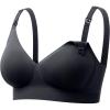 imageMomcozy CoolFit Nursing Bras for Breastfeeding Fixed Padding Ultra Stretch Seamless Jelly Strip Maternity Bra XXLarge