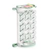 imageMomcozy DIY Larger Bottle Drying Rack for 18 Bottles Space Saving Countertop Vertical Rack with Brushes Holder Detachable Travel Bottle Rack for Baby Accessories ampamp Pump Parts