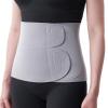 imageMomcozy Ergowrap Postpartum Belly Band for Natural and CSection Recovery Abdominal Binder with 3D Abdomen Lifting ampamp Ergonomic Back Support Seamless Belly Wrap Shapewear for Post Surgery RecoveryPetite  Gray