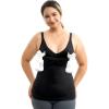 imageMomcozy Hands Free Pumping Tank Top AllinOne Pumping ampamp Nursing Tank Tops with Builtin Bra Fixed Padding Maternity CamiBlack