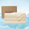 imageMomcozy Life CoolMurm Cooling Comforter for Hot Sleepers FullQueen 90quotx90quot Soft Breathable Pregnancy Cooling Blanket 3Second Cooling 8 Hours Stay Cool All Night Deep Light GreyCooling Beige Yellow