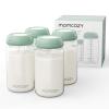 imageMomcozy Natural Baby Bottle 10oz WideNeck Breast Milk Container Breastmilk Storage Bottle for Fridge ampamp Momcozy Breast Milk Cooler BPA Free Milk Collection Bottles Breastfeeding Essential 4PCS