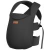 imageMomcozy Newborn Carrier WeeSnug Lightweight and Cozy Comfort for 725 lbs Ergonomic CrossBack Support Effortless to Put On HandsFree Baby Carrier with Lumbar Support KhakiBlack
