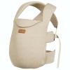 imageMomcozy Newborn Carrier WeeSnug Lightweight and Cozy Comfort for 725 lbs Ergonomic CrossBack Support Effortless to Put On HandsFree Baby Carrier with Lumbar Support KhakiKhaki