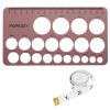 imageMomcozy Nipple Ruler for Flange Sizing Soft ampamp Flexible Silicone Measurement Tool for Breast Pump Sizing Compatible with Momcozy Medela Spectra Lansinoh Easy to Use for Comfortable Pumping