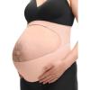 imageMomcozy Pregnancy Belly Band CozySupport Ergonest Maternity Belly Band Invisible Pregnancy Belt for Back Abdomen WaistOyster Pink