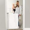 imageMomcozy Retractable Baby Gate 33quot Tall Extends up to 55quot Wide Child Safety Baby Gates for Stairs Doorways Hallways Indoor OutdoorWhite