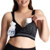 imageMomcozy Seamless Pumping Bra Hands Free Fixed Padding HandsFree Pumping ampamp Nursing Bra Wireless Comfort Pumping Bra