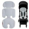 imageMomcozy Stroller Cooling Pad  Universal Soft Cooler Pad Breathable ampamp Adjustable Car Seat Liner  Detachable 2Piece Cooling Cushion  Fits Strollers Car Seat High Chair Bassinet SwingGrey