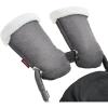 imageMomcozy Stroller Gloves Warmmuffs  Universal Winter AntiFreeze Stroller Mittens  Winter Handmuff Stroller Accessories  UltraPlushWeatherProof  Foldable Adjustable  Shopping Golf Pet CartGray