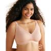 imageMomcozy Wireless Seamless Bras for Women UltraComfort Everyday TShirt Bras Breathable Maternity Bras with Scallop EdgesOyster Pink