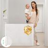 imageRetractable Baby Gate Momcozy Mesh Baby Gate or Mesh Dog Gate 33quot TallExtends up to 55quot Wide Child Safety Gate for Doorways Stairs Hallways IndoorOutdoorWhite