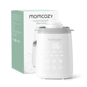 imageMomcozy Bottle Warmer Fast Bottle Warmers for All Bottles with Timer Accurate Temperature Control and Automatic ShutOff Multifunctional Bottle Warmer for BreastmilkGrayWhite
