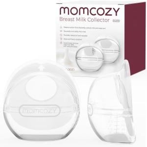 imageMomcozy Breast Milk Collector Milk Collectors for Breastfeeding Reusable Breast Milk Shells Silicone Catcher with More Fit ampamp Soft 3oz90ml 2 Counts2 Count