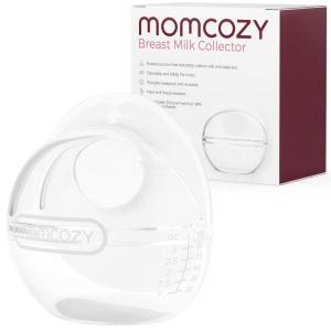imageMomcozy Breast Milk Collector Milk Collectors for Breastfeeding Reusable Breast Milk Shells Silicone Catcher with More Fit ampamp Soft 3oz90ml 2 Counts1 Count