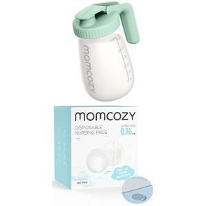 imageMomcozy Breast Milk Pitcher Resistant to Heat and Cold Abrupt Temp Swings ampamp Momcozy UltraThin Disposable Nursing Pads Super Absorbent and Breathable