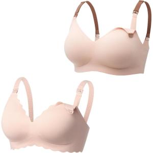 imageMomcozy Classic Jelly Strip Nursing Bras30 Jelly Strip Soft Pregnancy Bra 36B36C