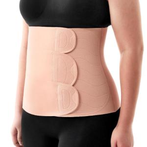 imageMomcozy Ergowrap Postpartum Belly Band for Natural and CSection Recovery Abdominal Binder with 3D Abdomen Lifting ampamp Ergonomic Back Support Seamless Belly Wrap Shapewear for Post Surgery RecoveryStandard  Oyster Pink